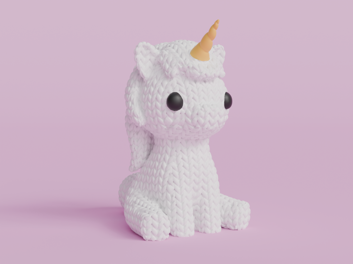 Knitted Unicorn — єдиноріг