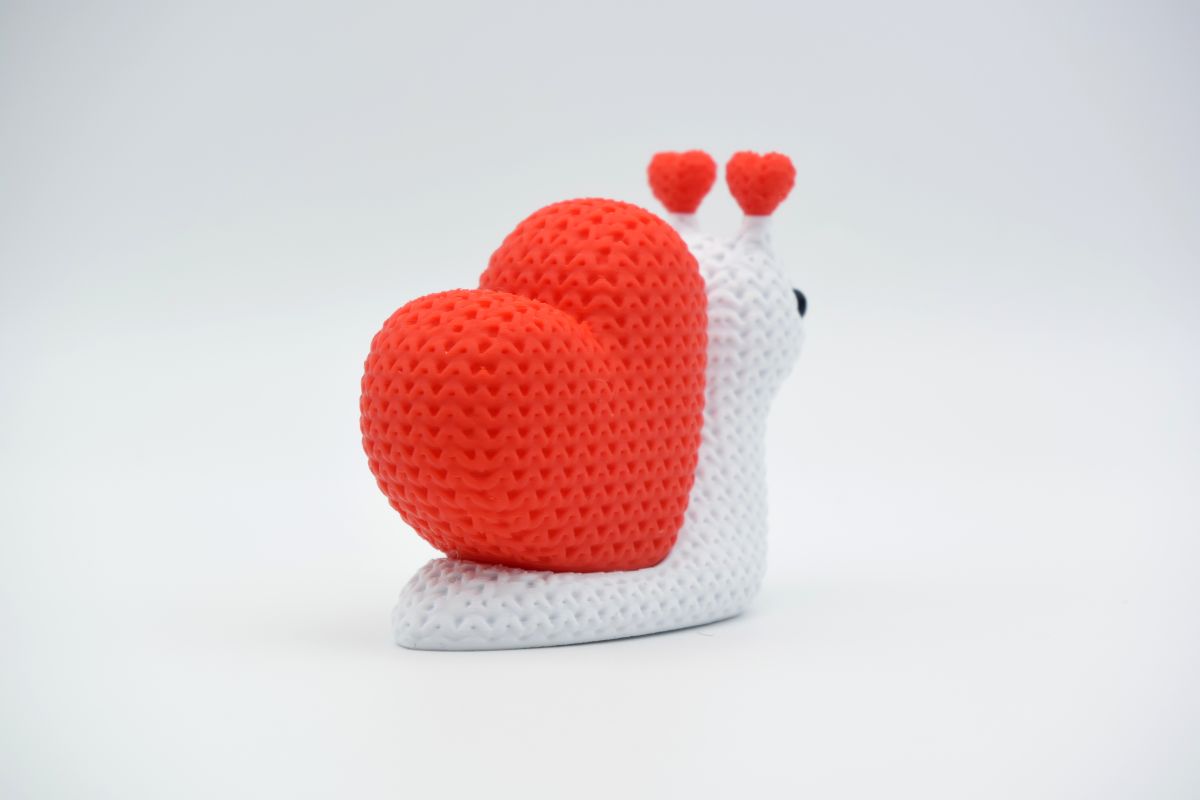 Knitted Valentine's Day Snail — валентинковий равлик