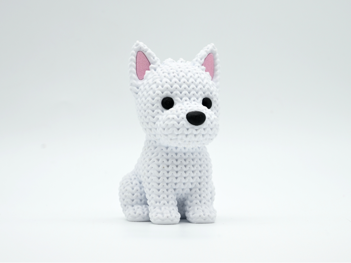Knitted Westie Dog — вест-хайленд-вайт-тер'єр