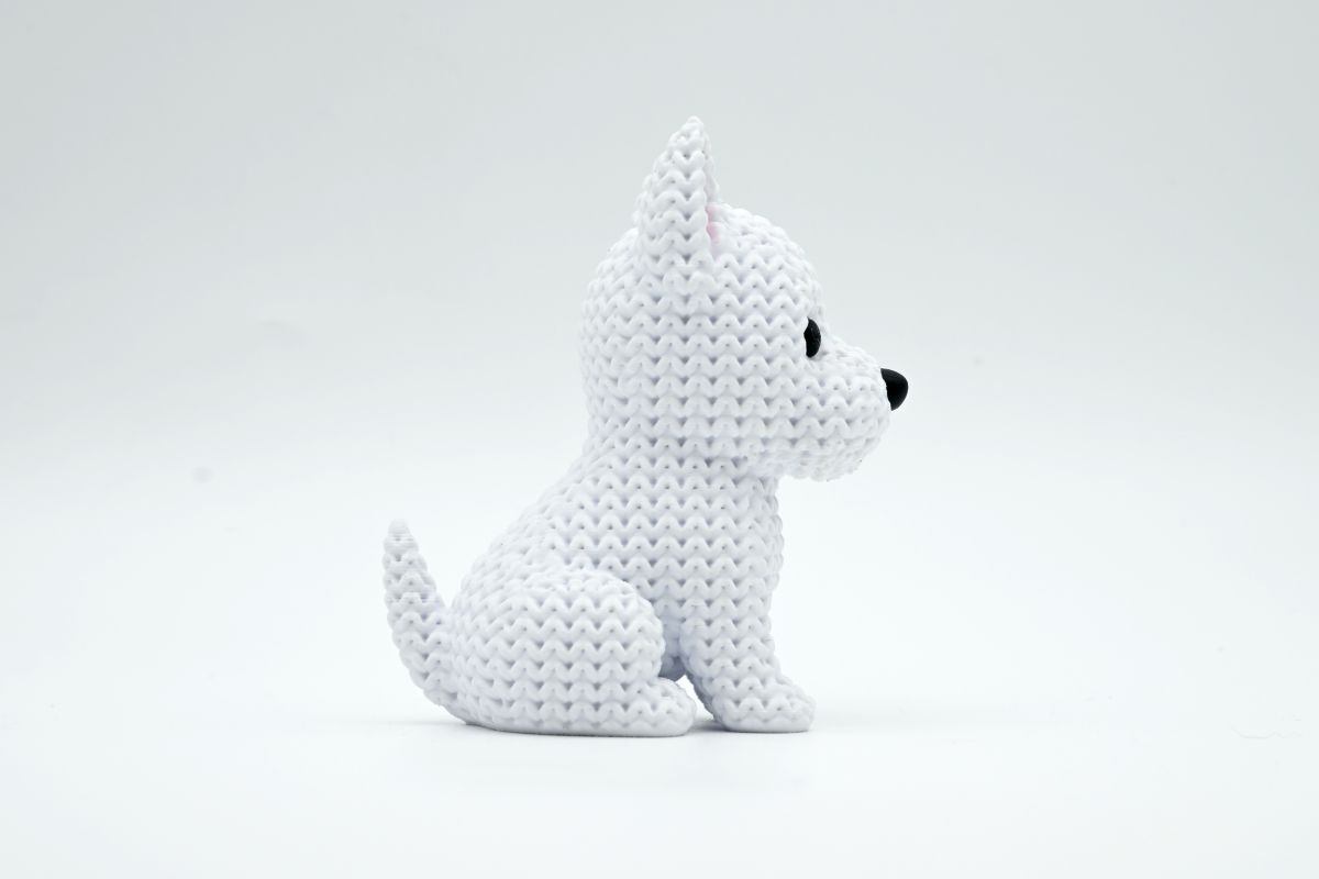 Knitted Westie Dog — вест-хайленд-вайт-тер'єр