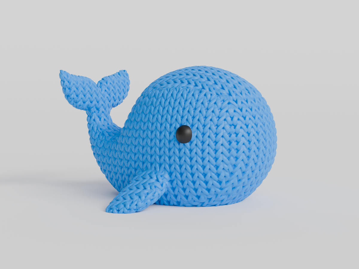 Knitted Whale — кит