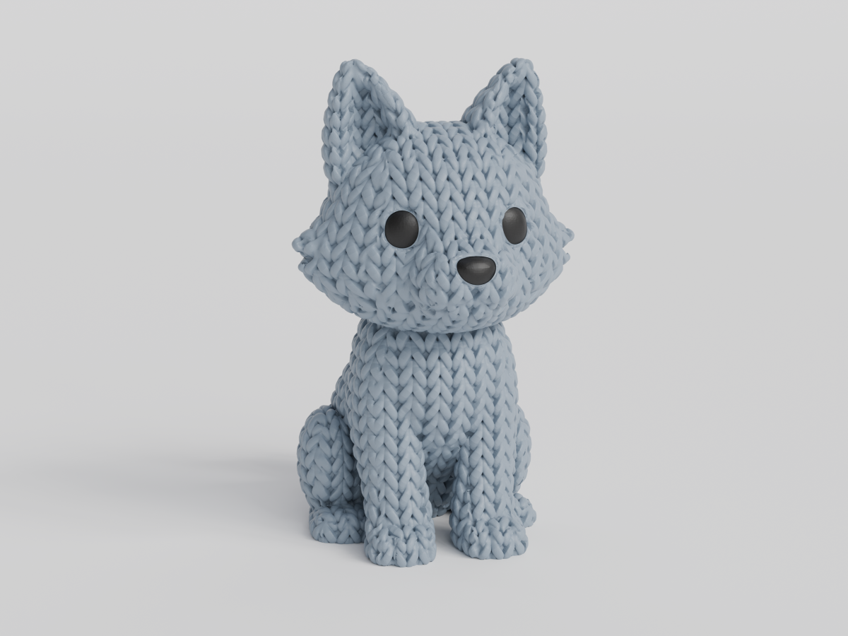 Knitted Wolf — вовк